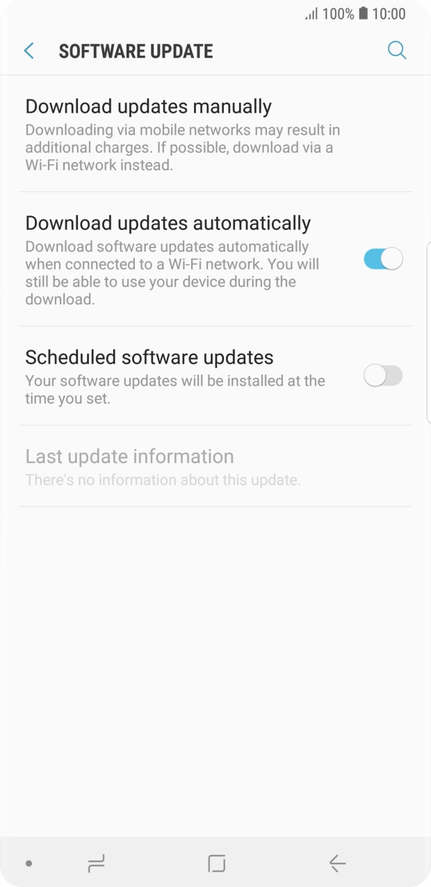 Press Download updates manually. If a new software version is available, it's displayed. Follow the instructions on the screen to update the phone software. Press Download updates manually. If a new software version is available, it's displayed. Follow the instructions on the screen to update the phone software.