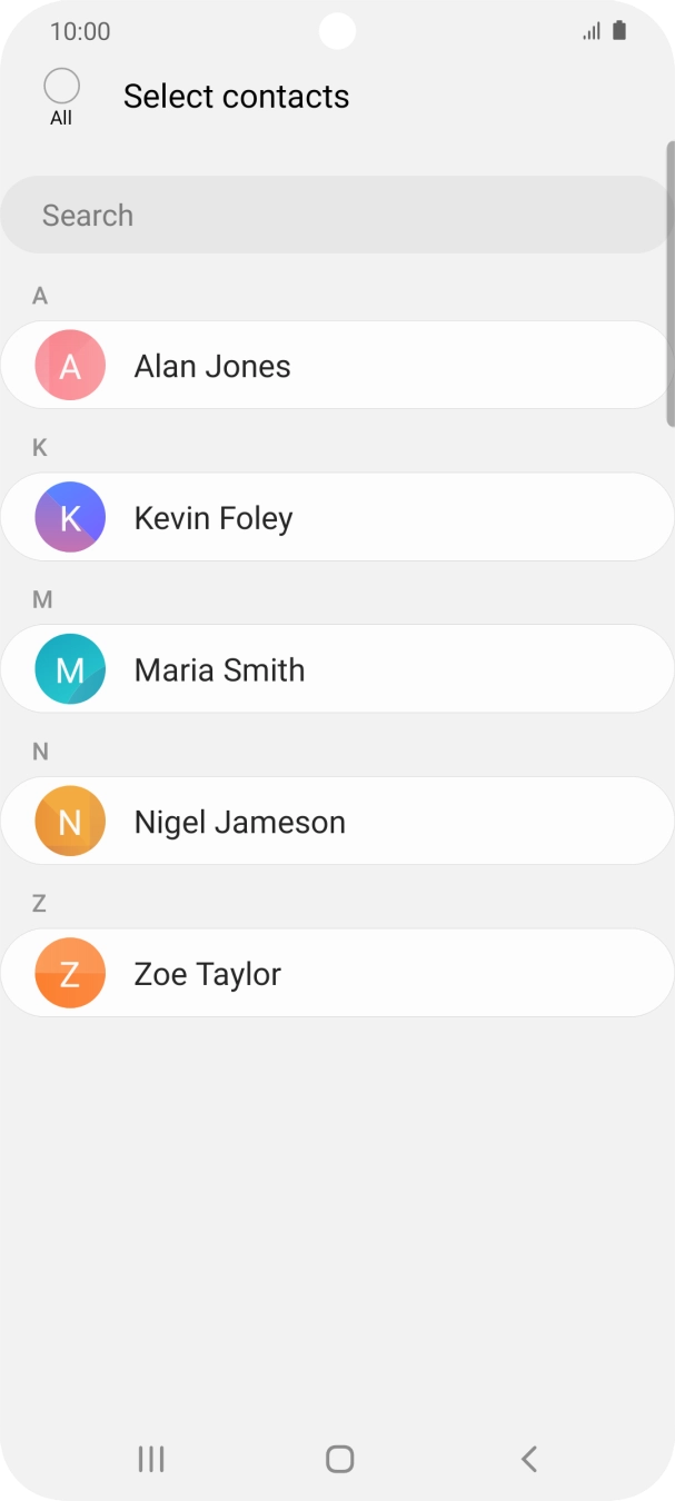 Press the field above 'All'.