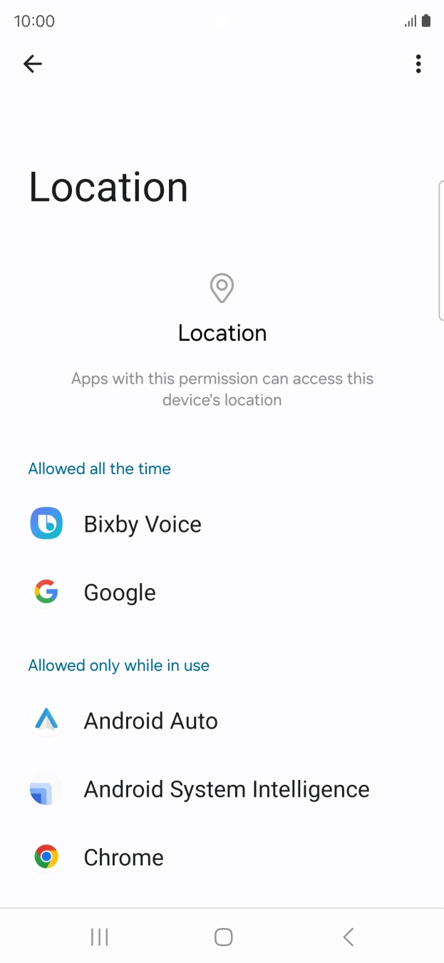Press the required app. Press the required app.