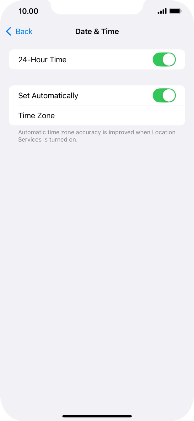 Slide your finger upwards starting from the bottom of the screen to return to the home screen.