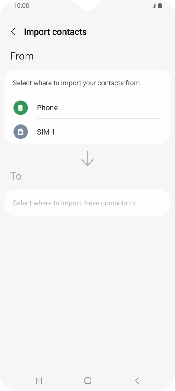 Press the name of the SIM.