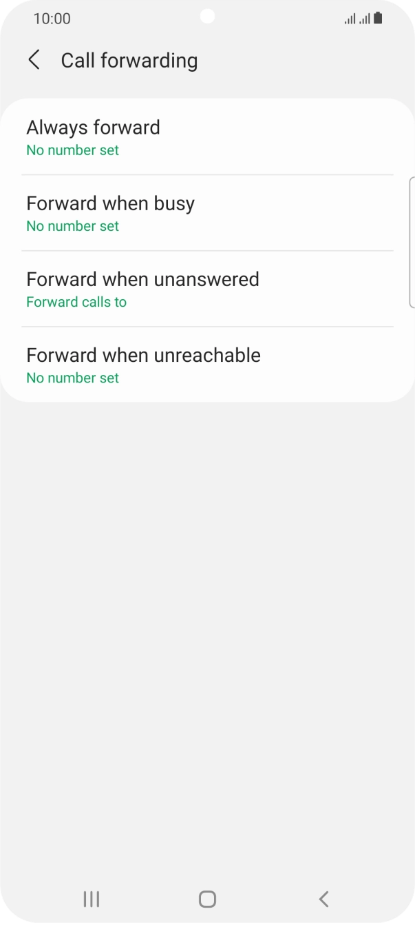 Press the Home key to return to the home screen. Press the Home key to return to the home screen.