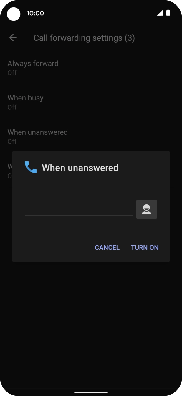 Key in 901 and press TURN ON. Key in 901 and press TURN ON.