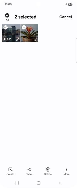 Press Share. Press Share.