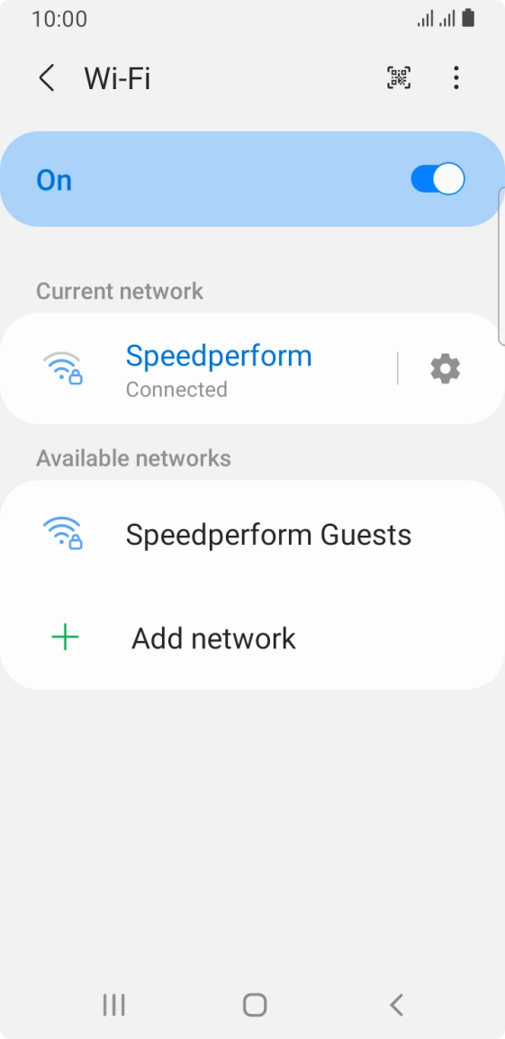 Press the Home key to return to the home screen.
