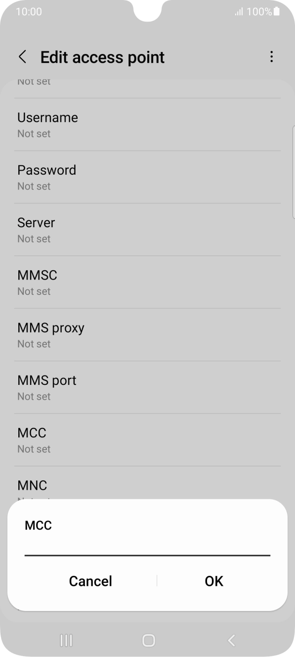 Key in 234 and press OK. Key in 234 and press OK.