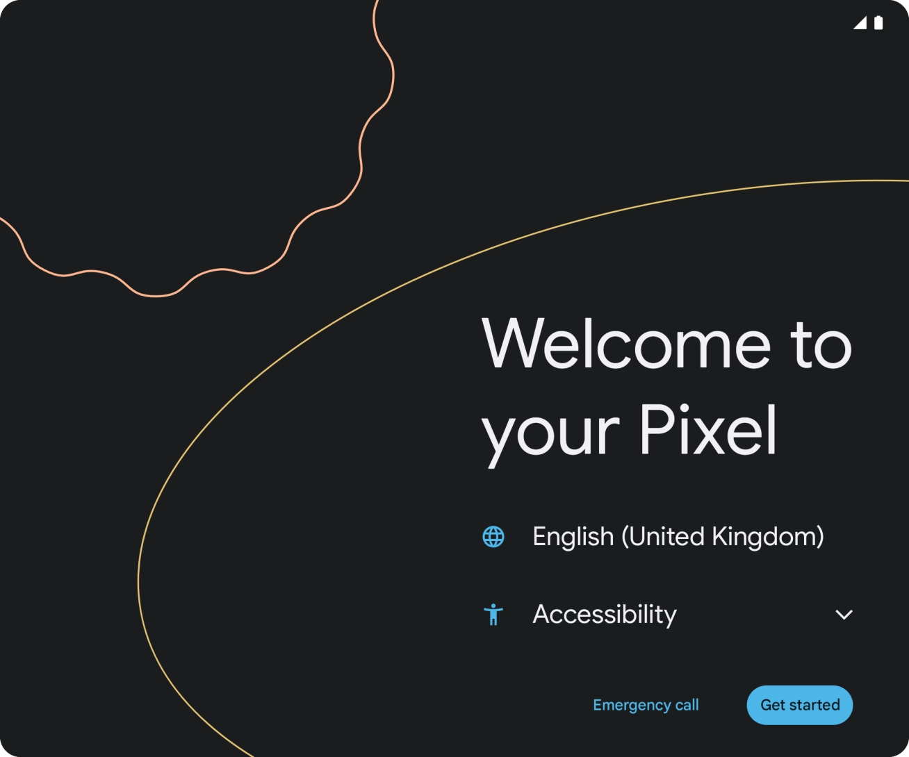 Press Get started. Press Get started.