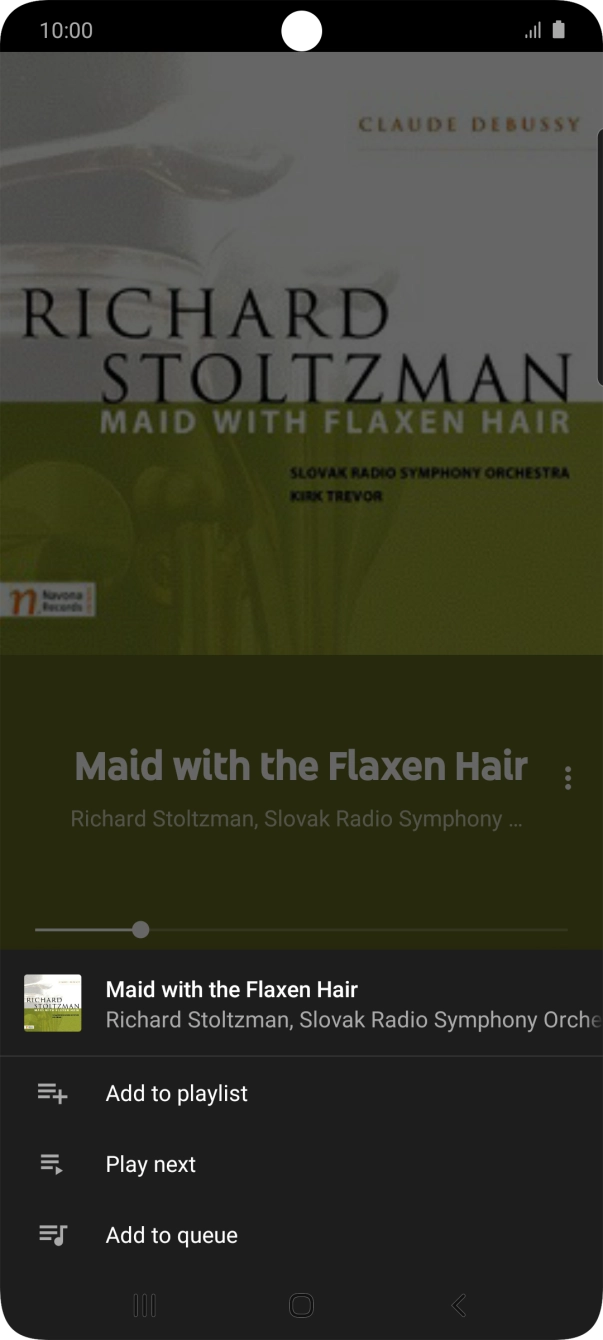 Press Add to playlist.