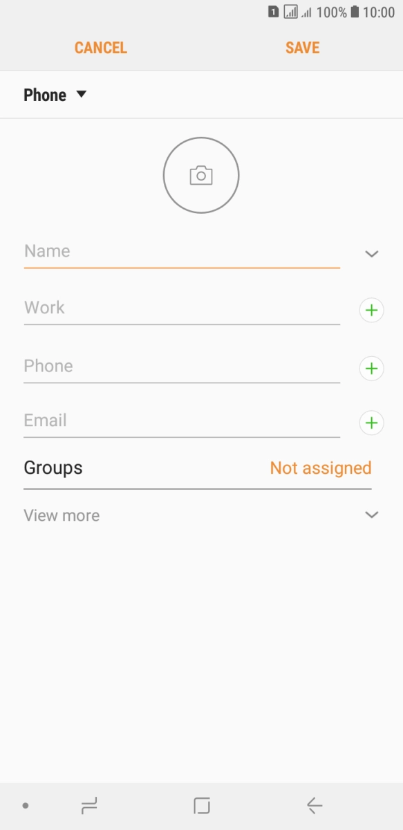 Press the address book drop down list.