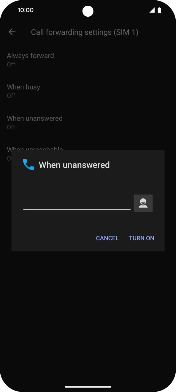 Key in 901 and press TURN ON. Key in 901 and press TURN ON.