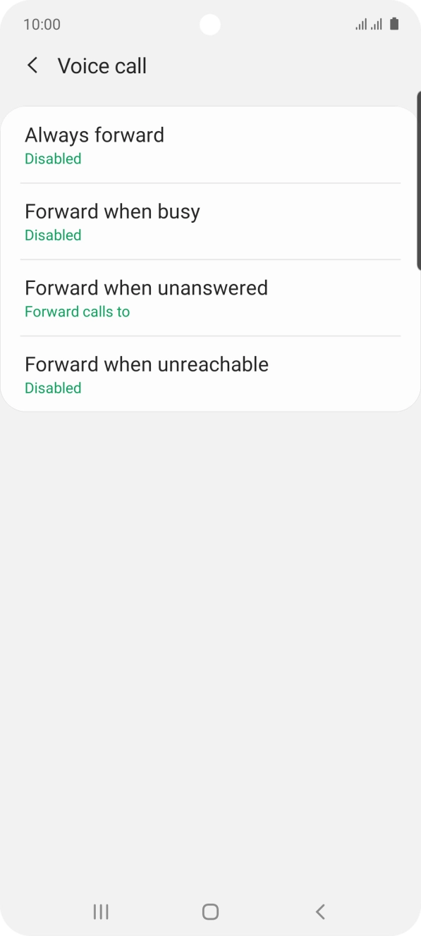 Press the Home key to return to the home screen.