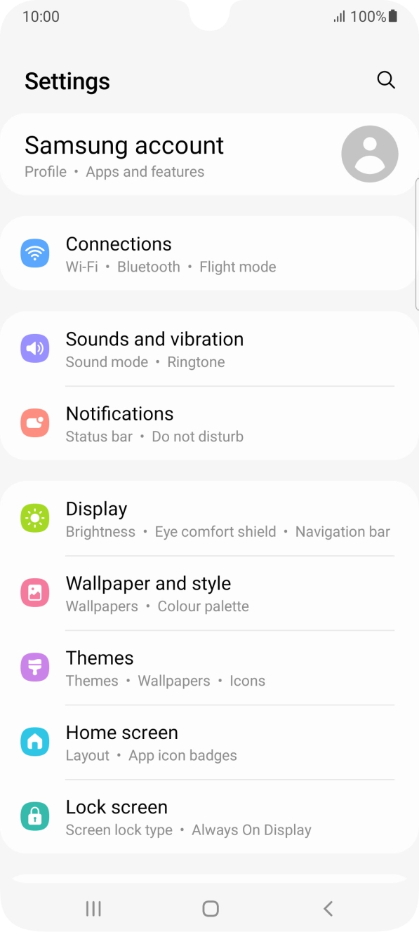 Press Lock screen. Press Lock screen.