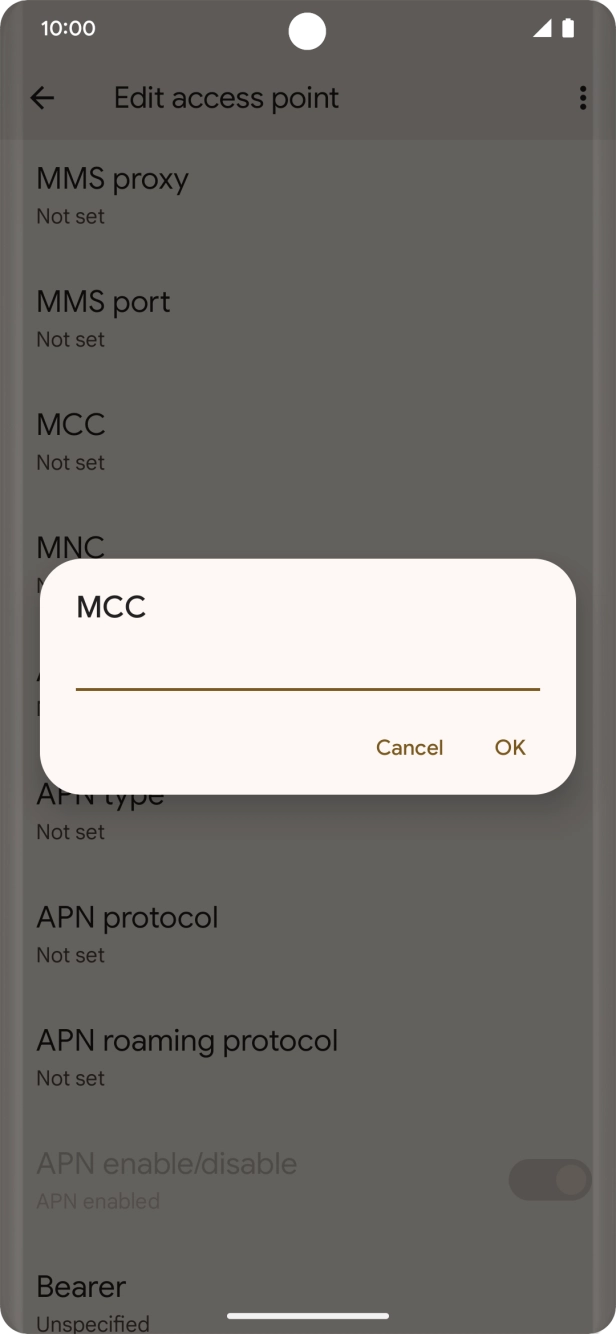 Key in 234 and press OK. Key in 234 and press OK.