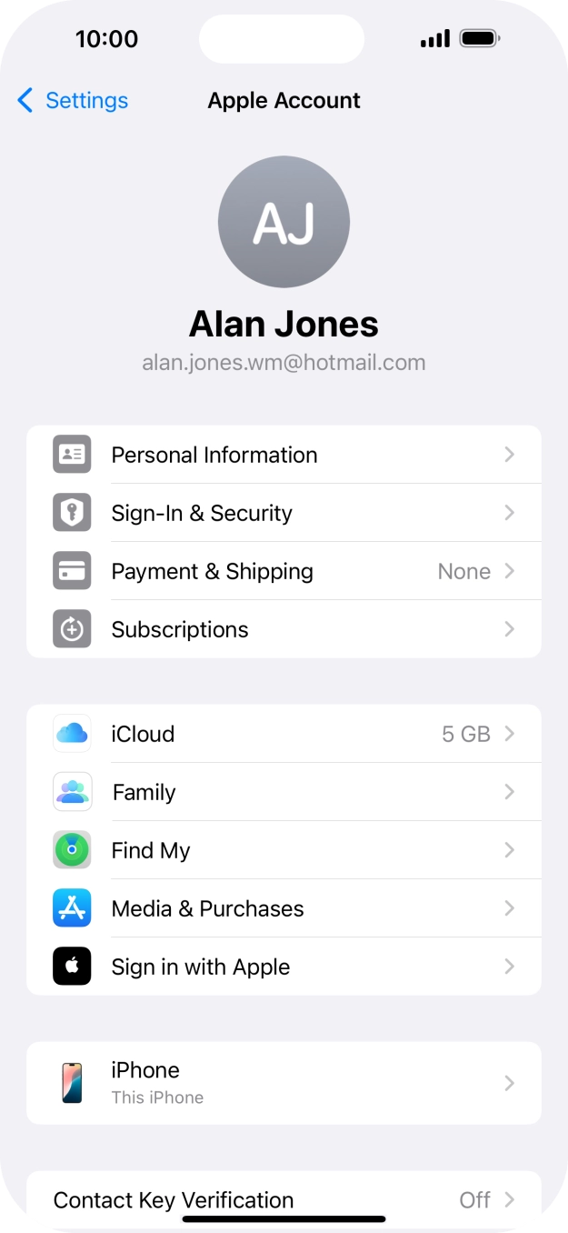 Press Find My. Press Find My.