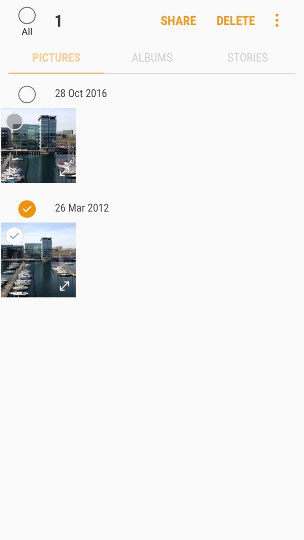 Press the field above 'All'.