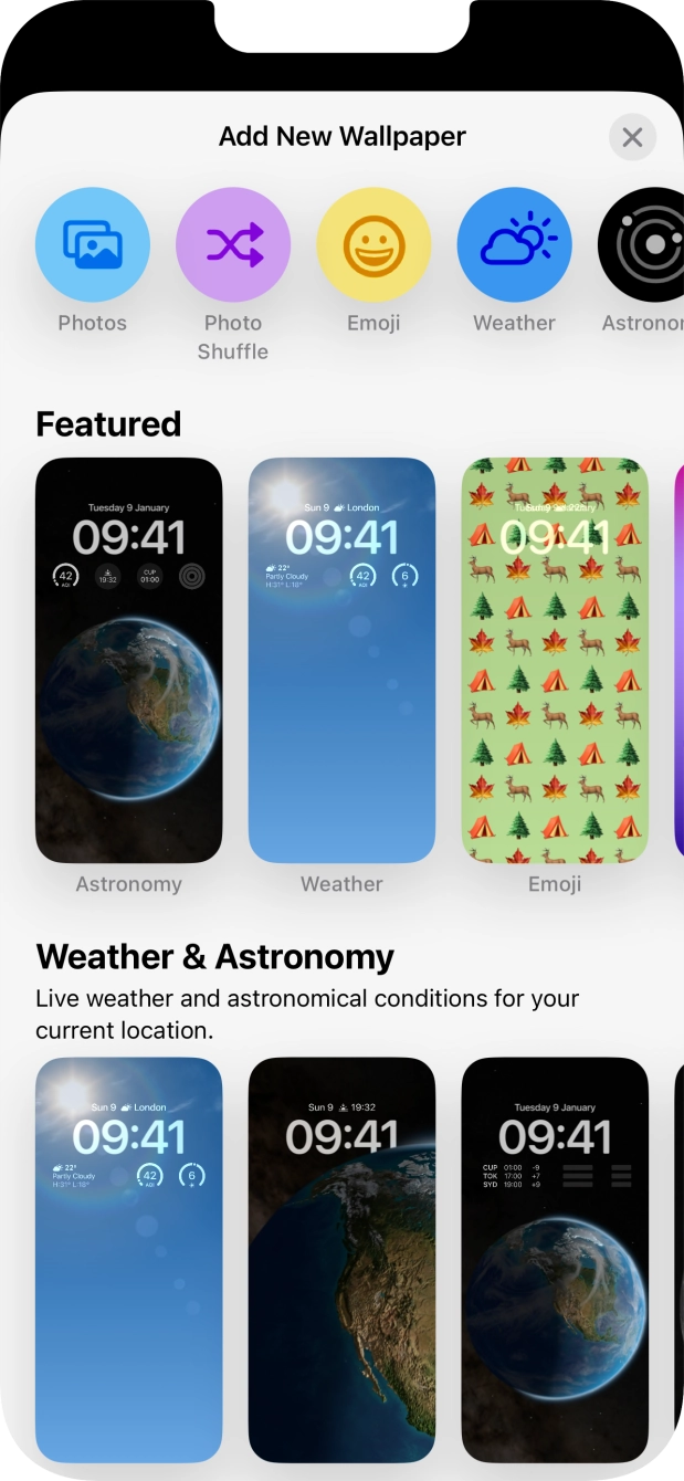Press the required category and follow the instructions on the screen to select the required background image. Press the required category and follow the instructions on the screen to select the required background image.