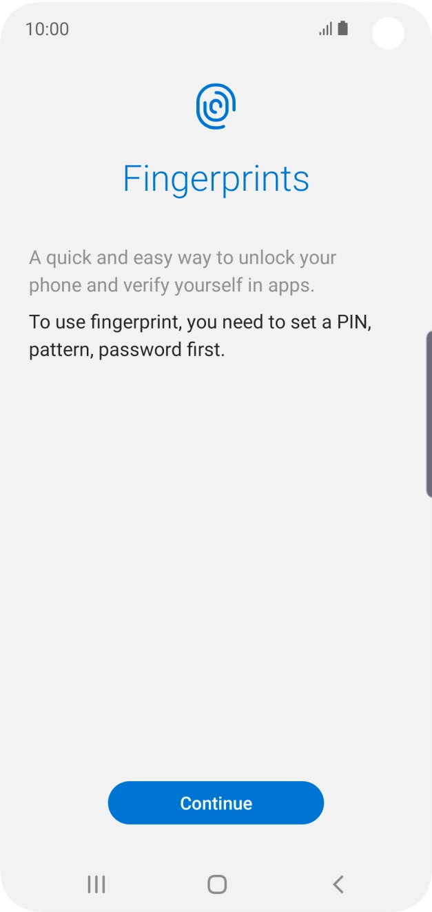 Press Continue. Press Continue.