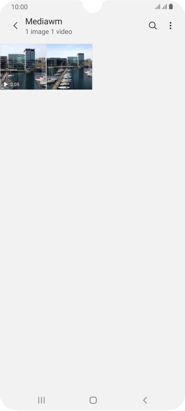 Press and hold any picture or video clip.