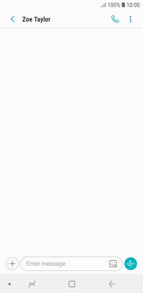 Press the text input field and write the text for your picture message. Press the text input field and write the text for your picture message.