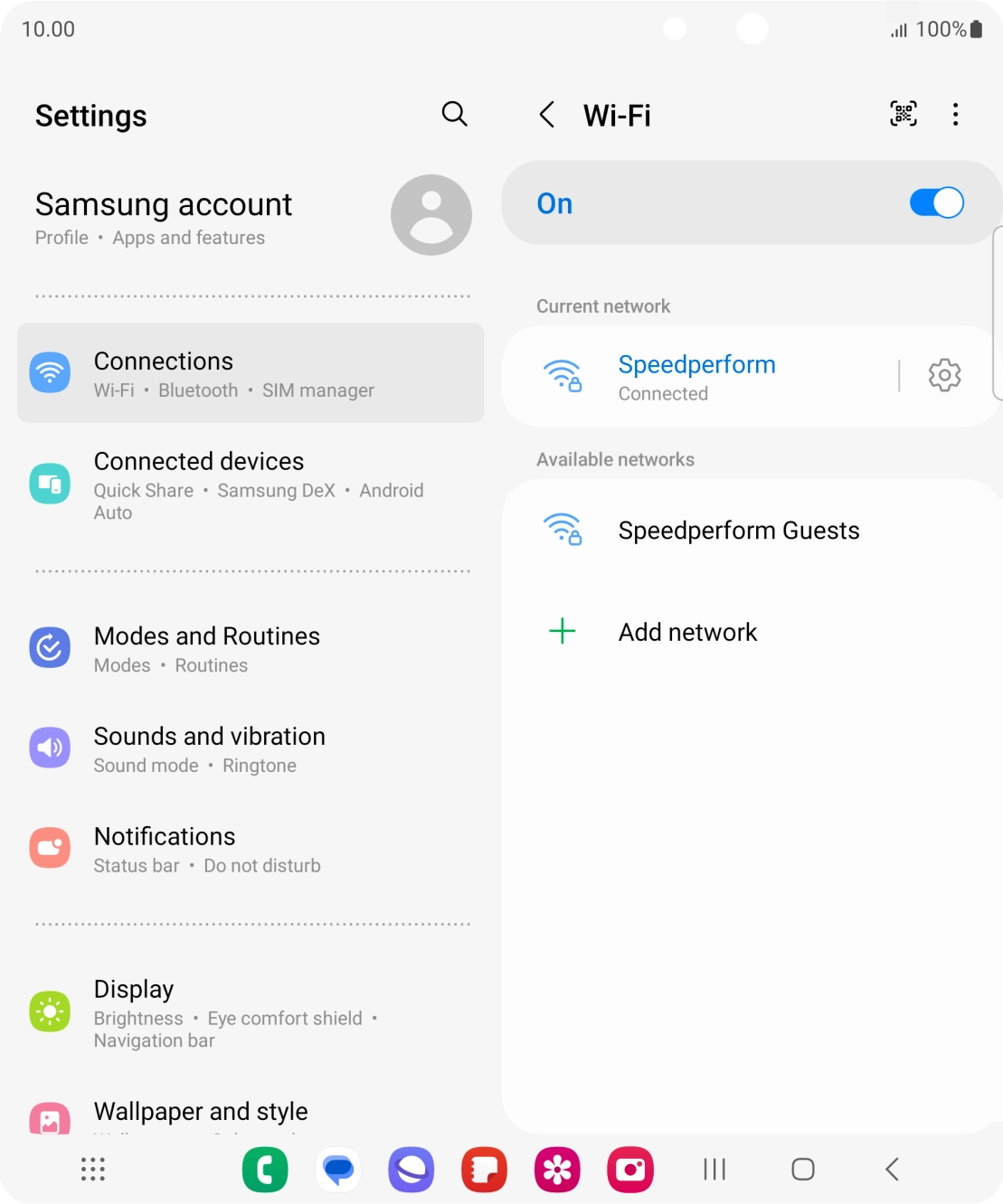 Press the Home key to return to the home screen.