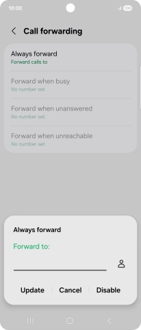 Press Disable.