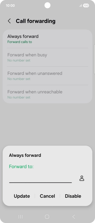 Press Disable.