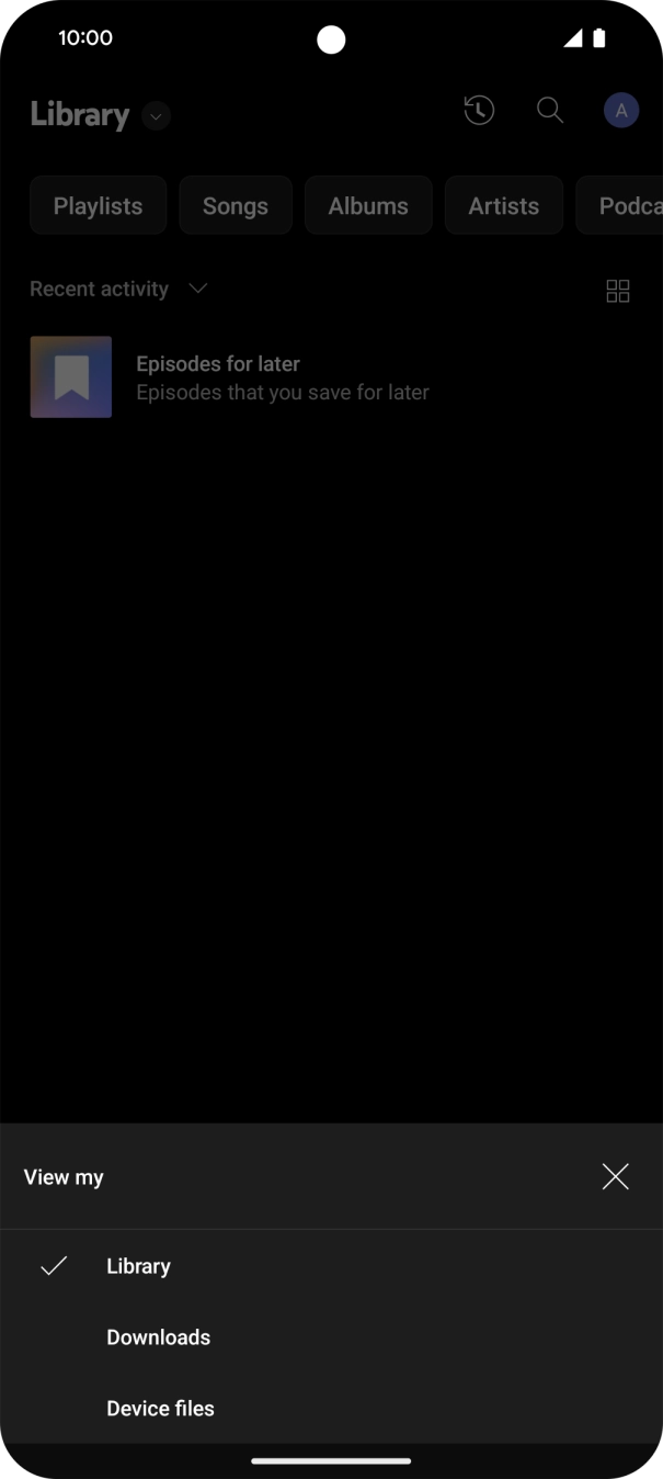 Press the required category and go to the required audio file. Press the required category and go to the required audio file.