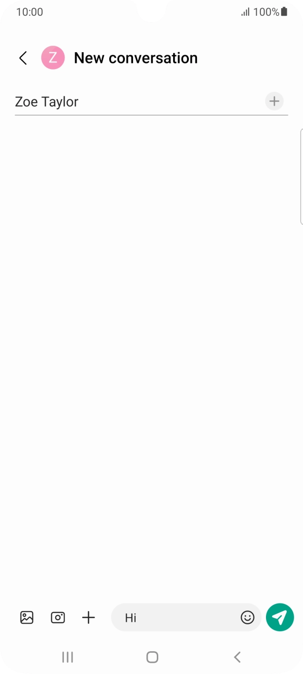 Press the picture icon. Press the picture icon.