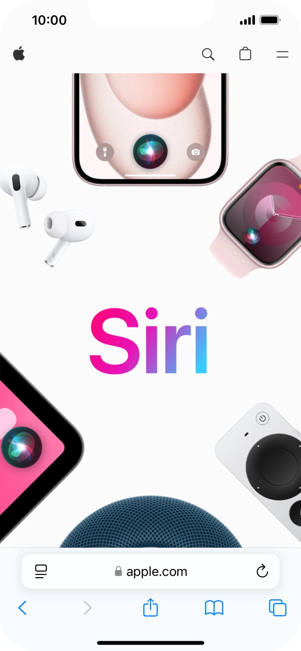 Slide your finger upwards starting from the bottom of the screen to return to the home screen.