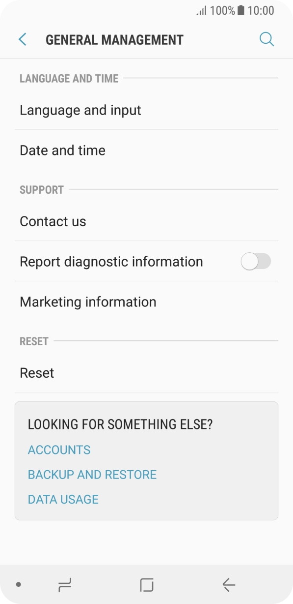 Press Date and time.