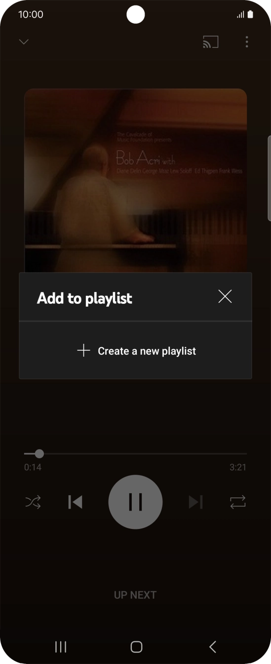 Press Create a new playlist.
