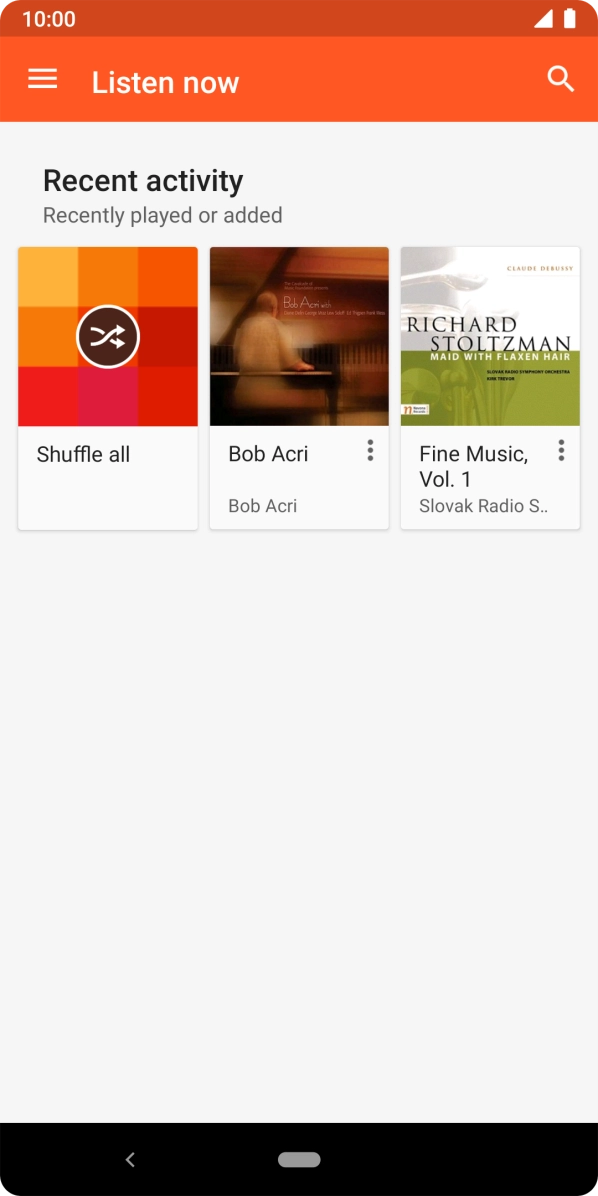 Slide your finger right starting from the left side of the screen. Slide your finger right starting from the left side of the screen.