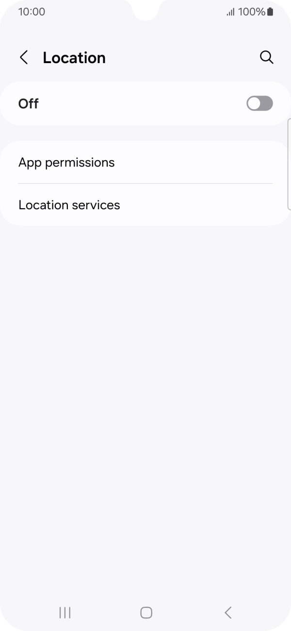 Press the indicator to turn the function on or off.