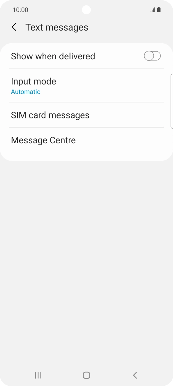 Press Message Centre. Press Message Centre.