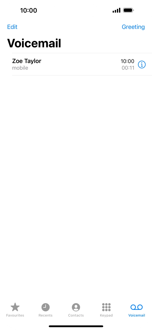 Press the required message. Press the required message.