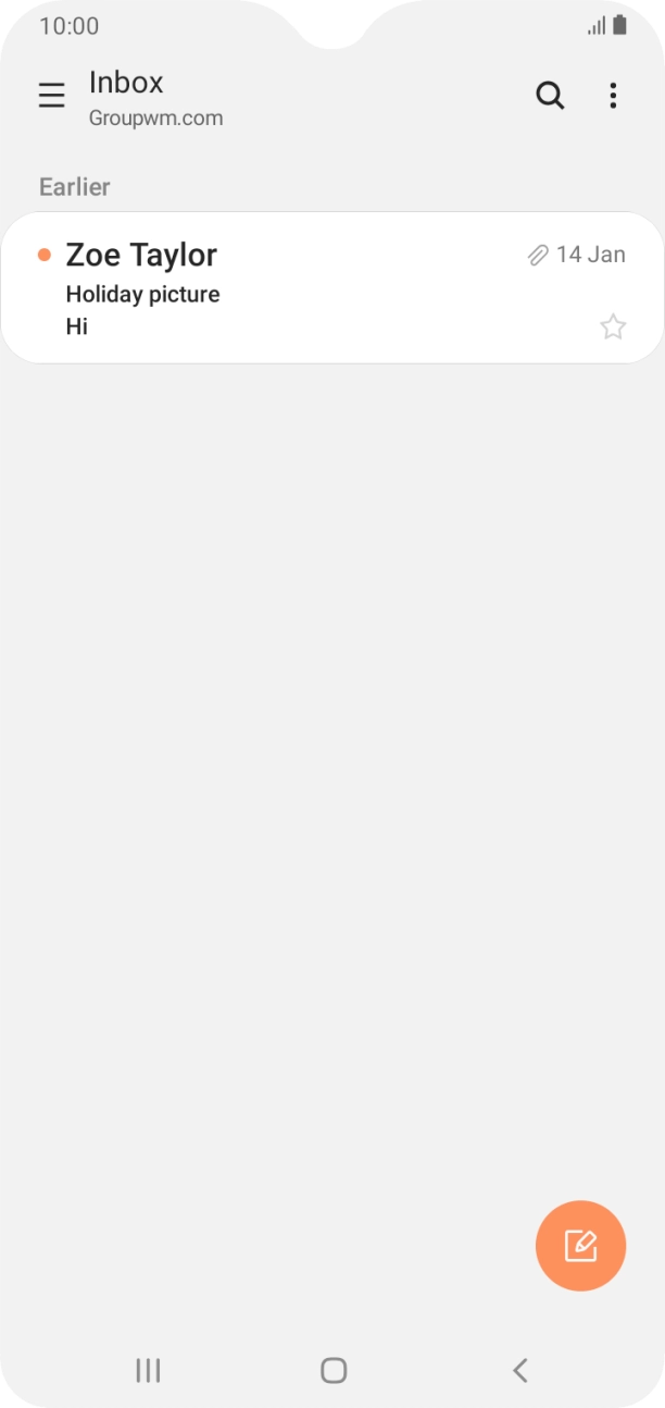 Slide your finger right starting from the left side of the screen. Slide your finger right starting from the left side of the screen.