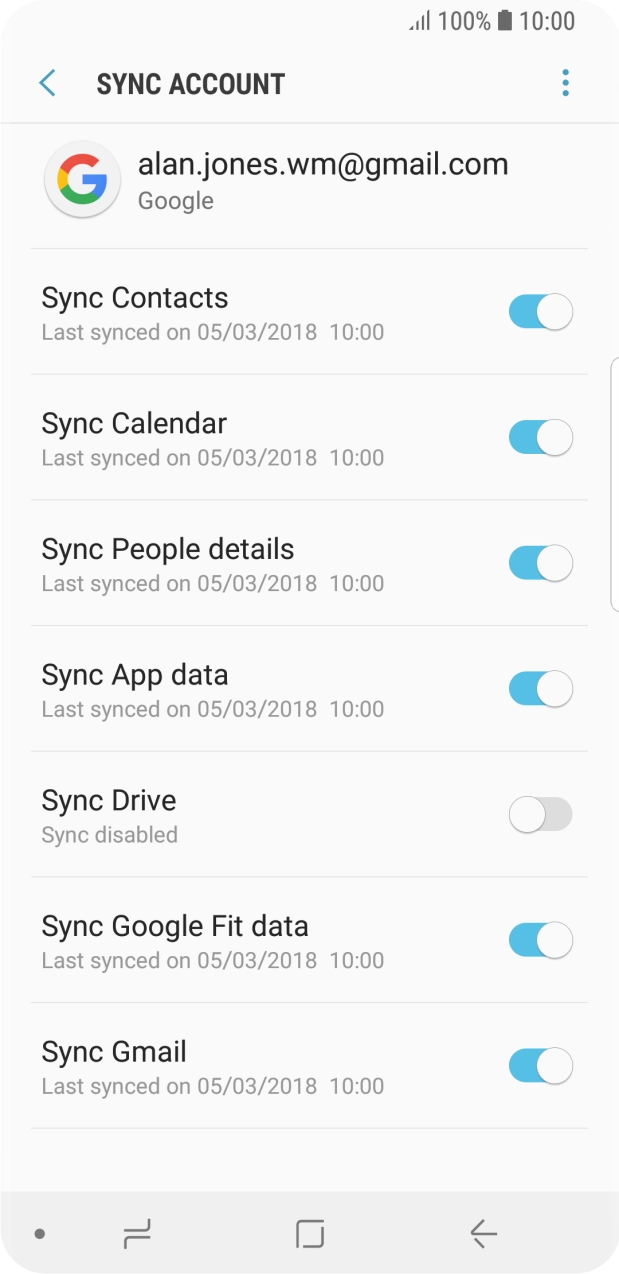 Press the Home key to return to the home screen.