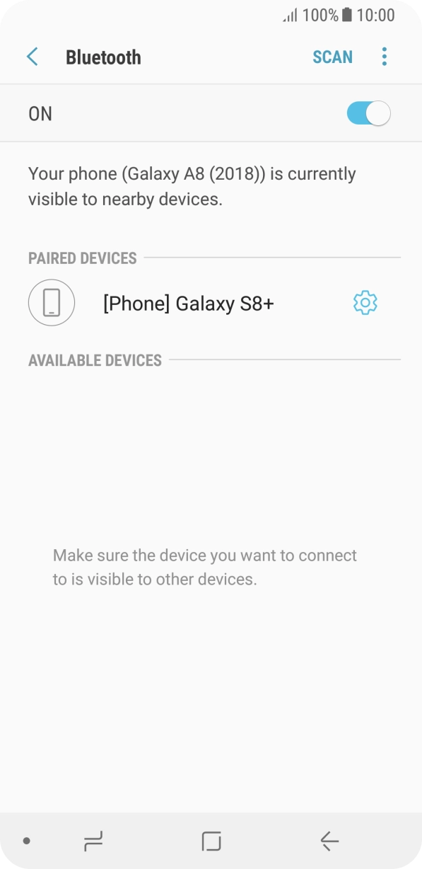 Press the Home key to return to the home screen.