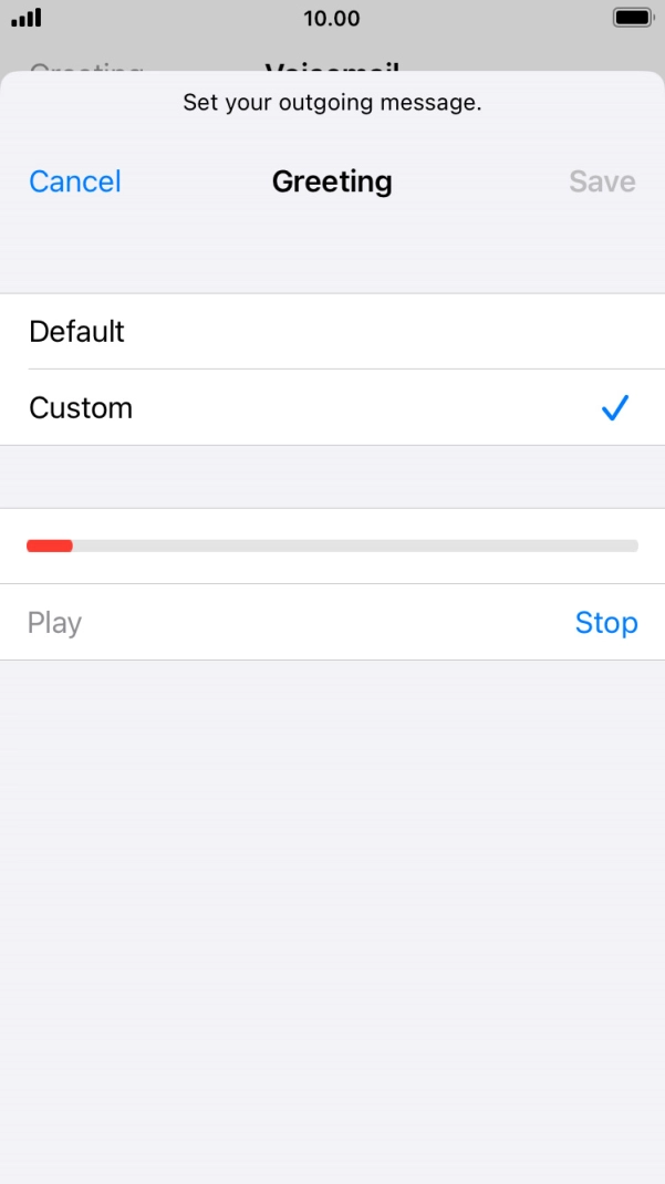 Press Stop to stop recording. Press Stop to stop recording.