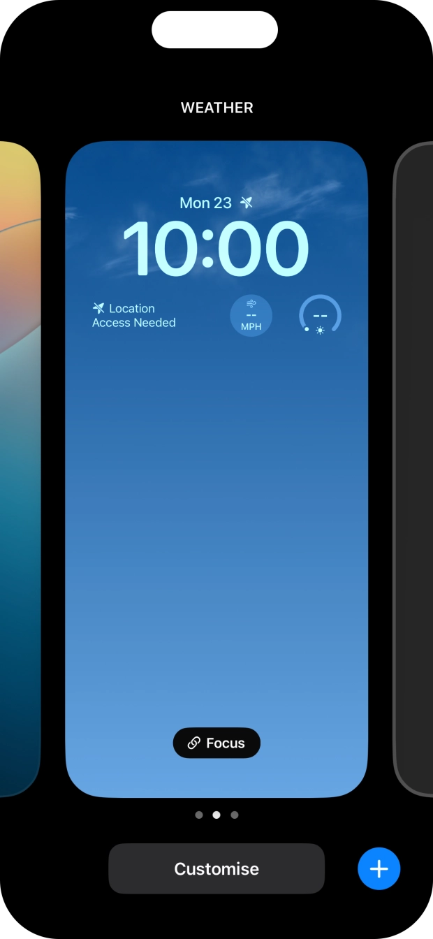 Press Focus. Press Focus.