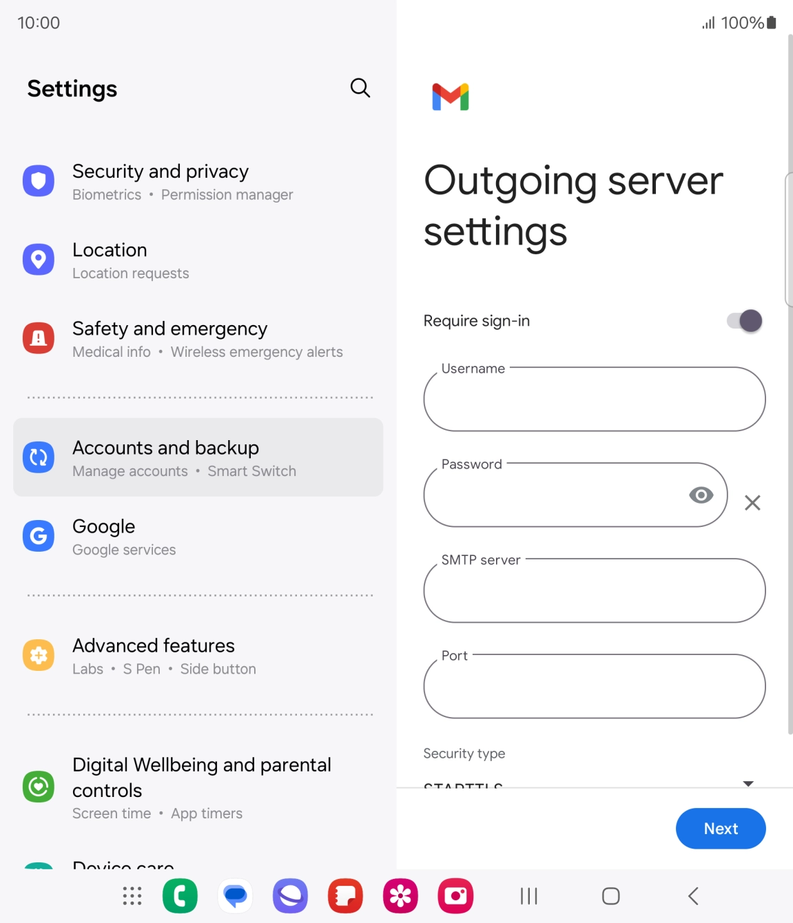 Press the indicator next to 'Require sign-in' to turn on the function. Press the indicator next to 'Require sign-in' to turn on the function.