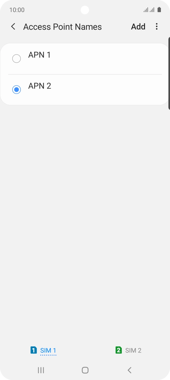 Press the Home key to return to the home screen.