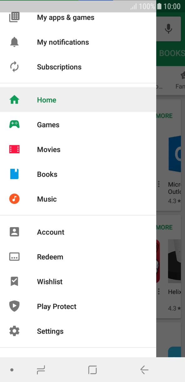 Press Settings. Press Settings.