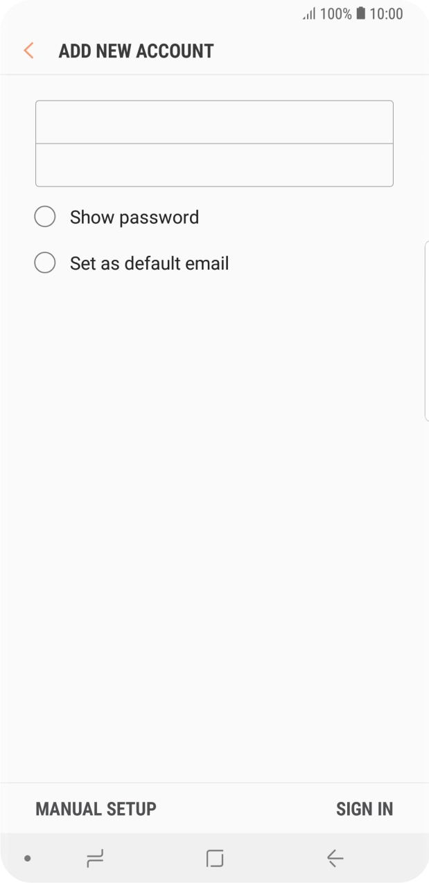 Press SIGN IN. Press SIGN IN.
