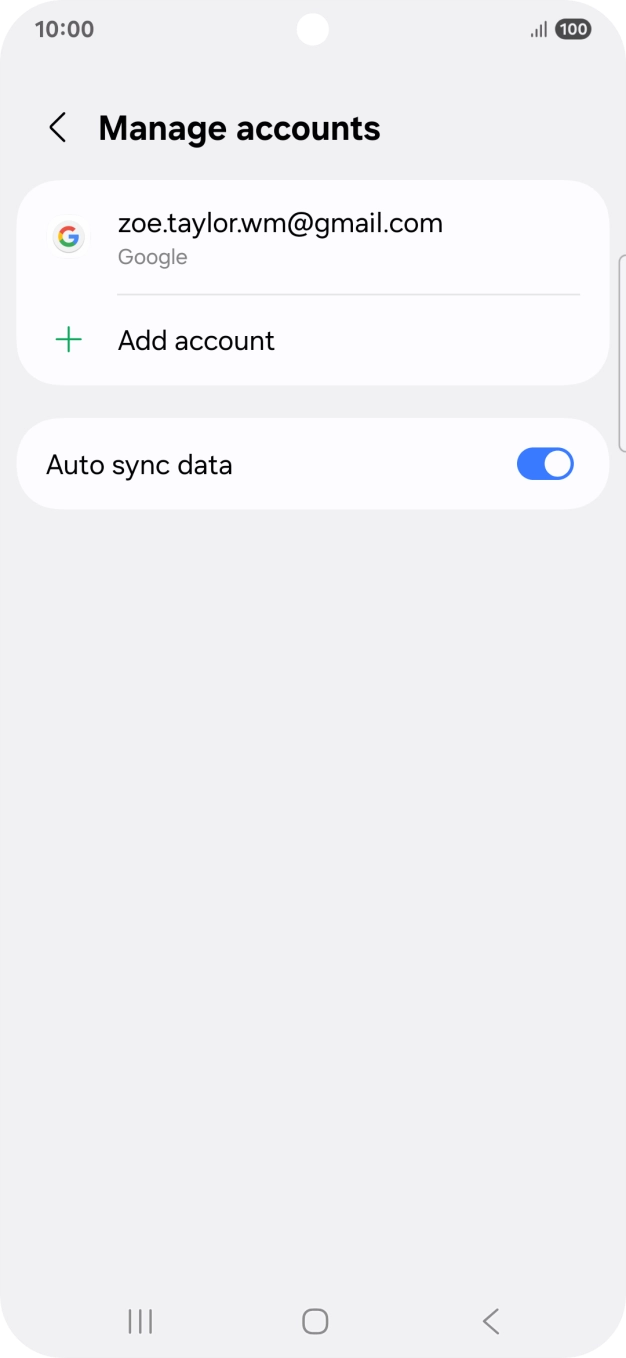 Press the Home key to return to the home screen.