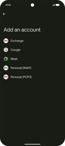 Press Google.