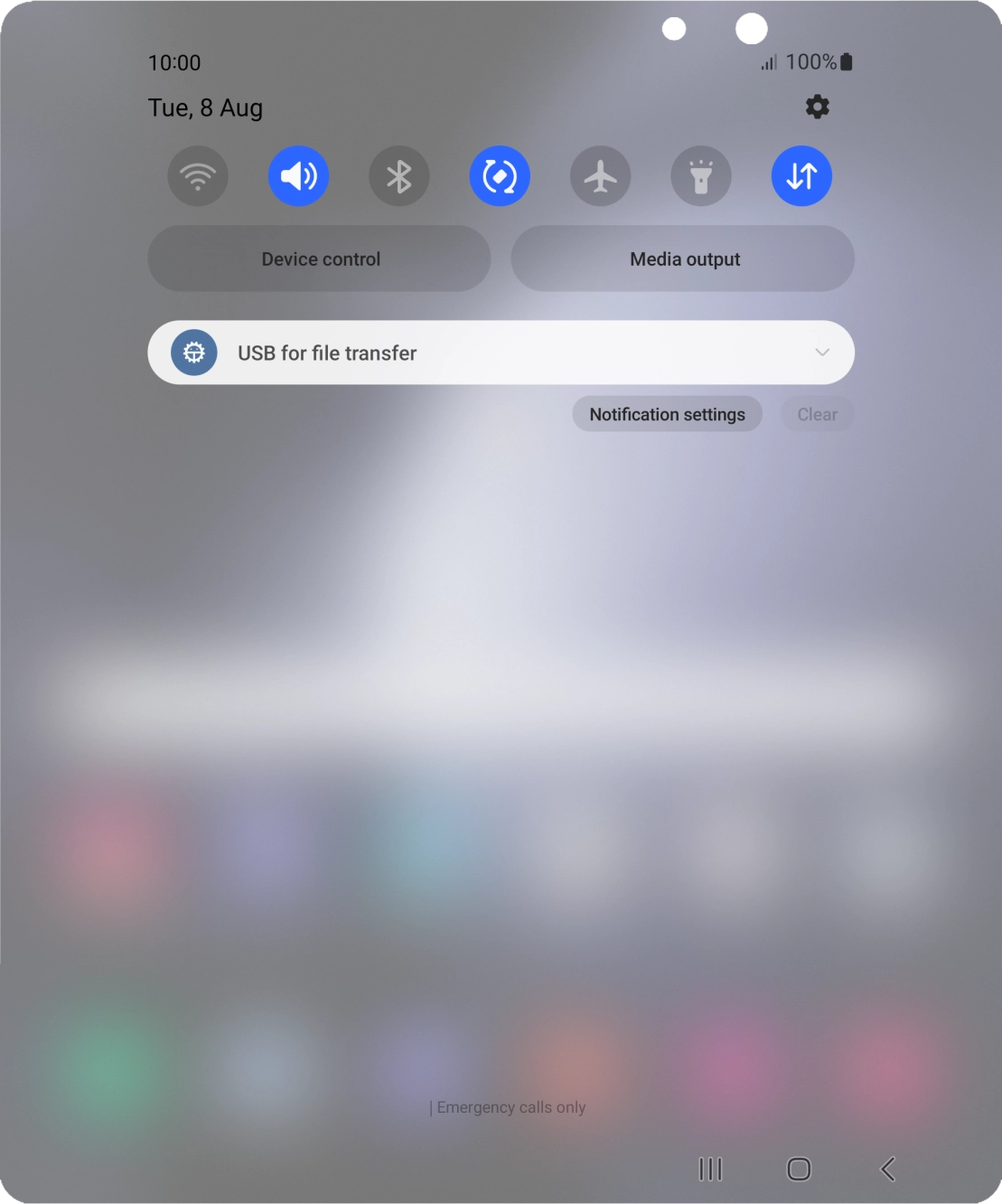 Press the drop down list. Press the drop down list.