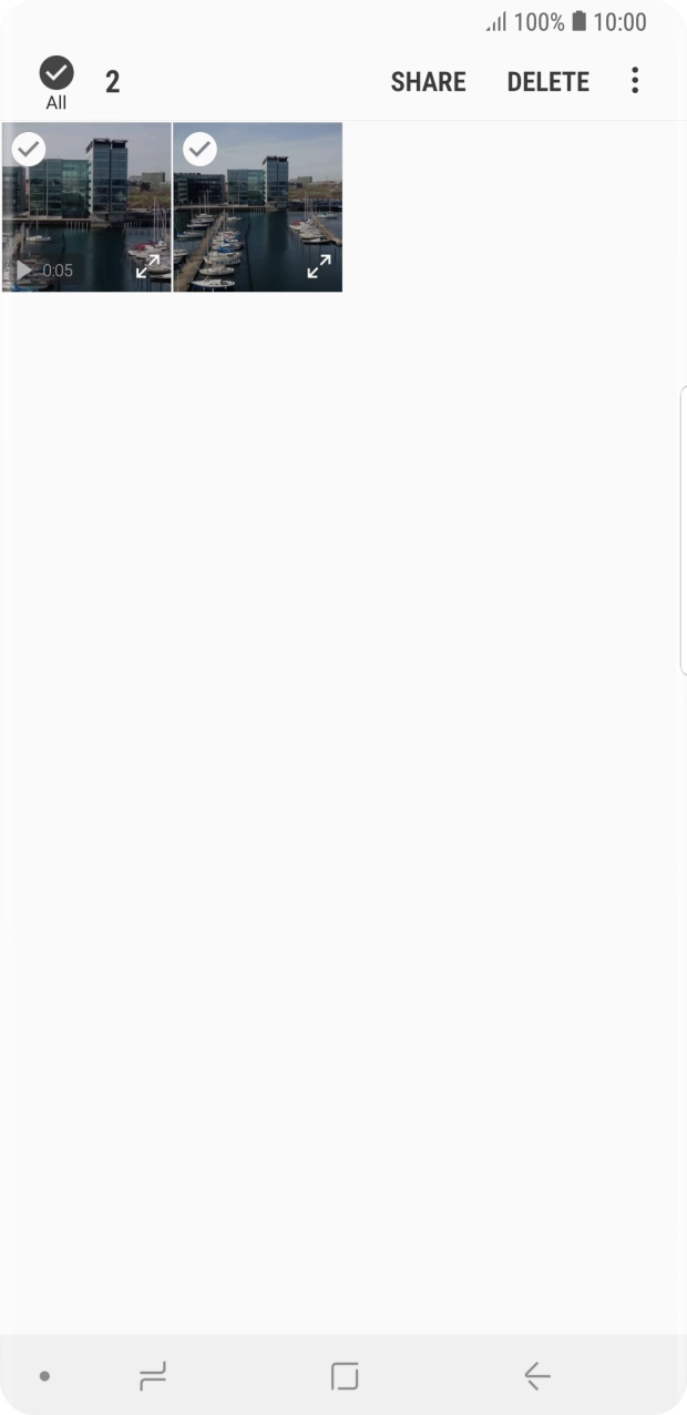 Press SHARE. Press SHARE.