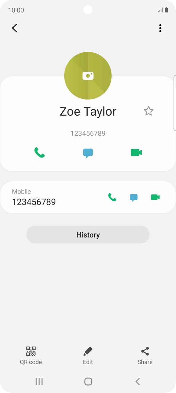 Press the Home key to return to the home screen.