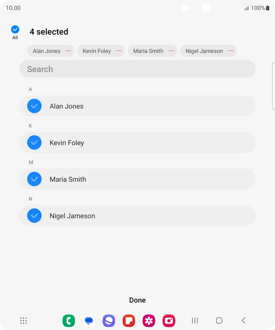 Press Done. Press Done.